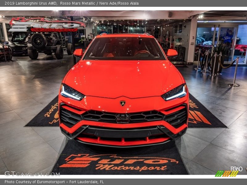 Rosso Mars Metallic / Nero Ade/Rosso Alala 2019 Lamborghini Urus AWD