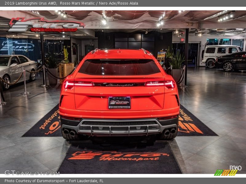 Rosso Mars Metallic / Nero Ade/Rosso Alala 2019 Lamborghini Urus AWD