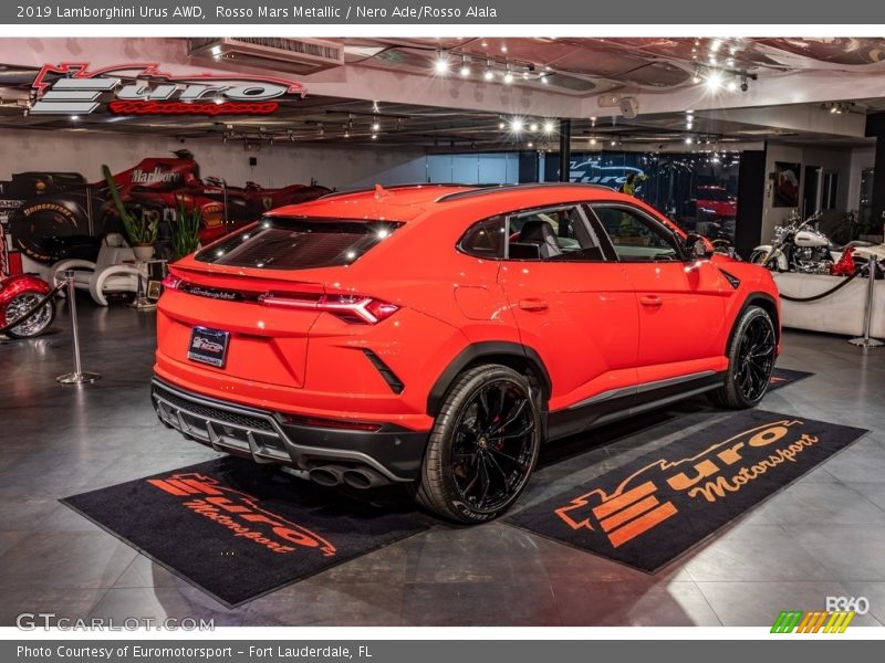 Rosso Mars Metallic / Nero Ade/Rosso Alala 2019 Lamborghini Urus AWD