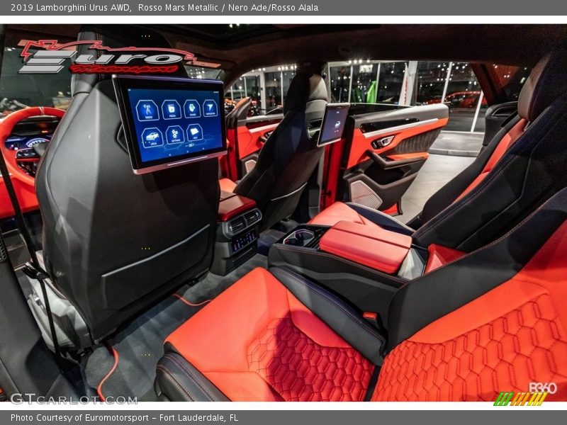Rosso Mars Metallic / Nero Ade/Rosso Alala 2019 Lamborghini Urus AWD