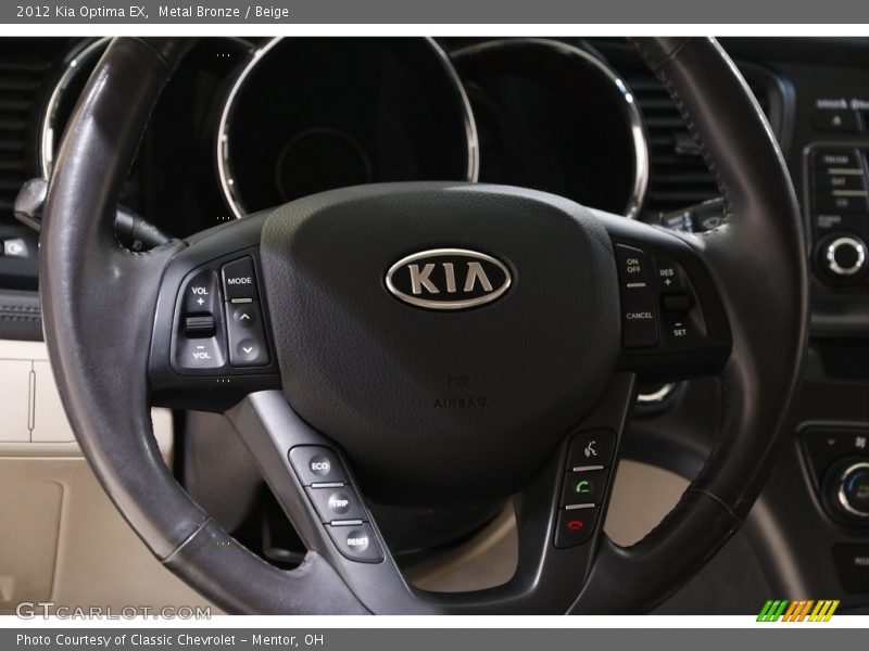 Metal Bronze / Beige 2012 Kia Optima EX