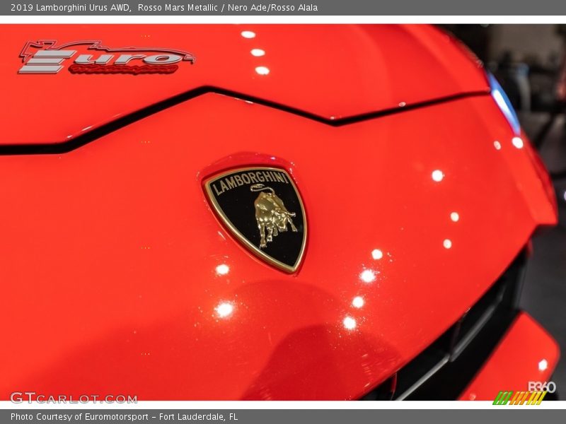 Rosso Mars Metallic / Nero Ade/Rosso Alala 2019 Lamborghini Urus AWD