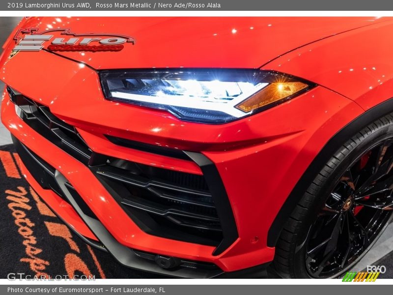 Rosso Mars Metallic / Nero Ade/Rosso Alala 2019 Lamborghini Urus AWD