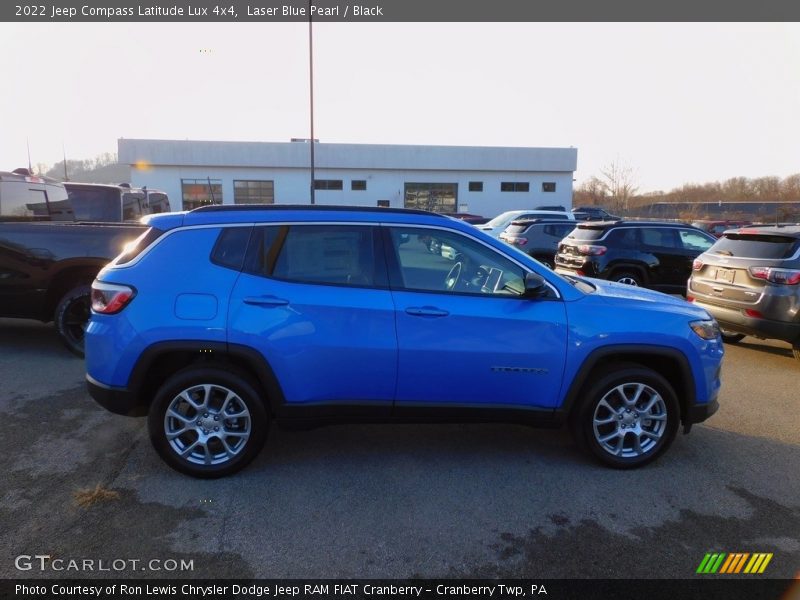 Laser Blue Pearl / Black 2022 Jeep Compass Latitude Lux 4x4