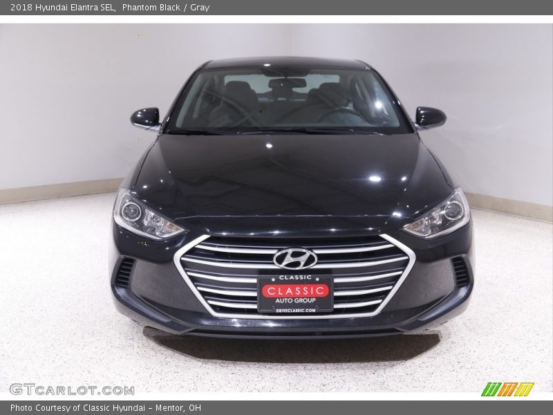 Phantom Black / Gray 2018 Hyundai Elantra SEL