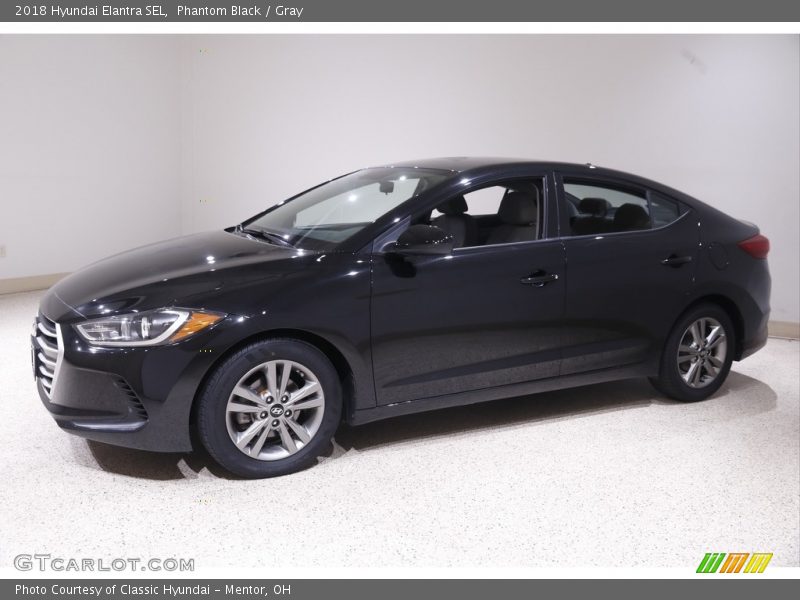 Phantom Black / Gray 2018 Hyundai Elantra SEL