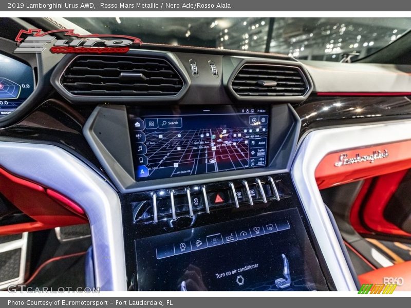 Rosso Mars Metallic / Nero Ade/Rosso Alala 2019 Lamborghini Urus AWD