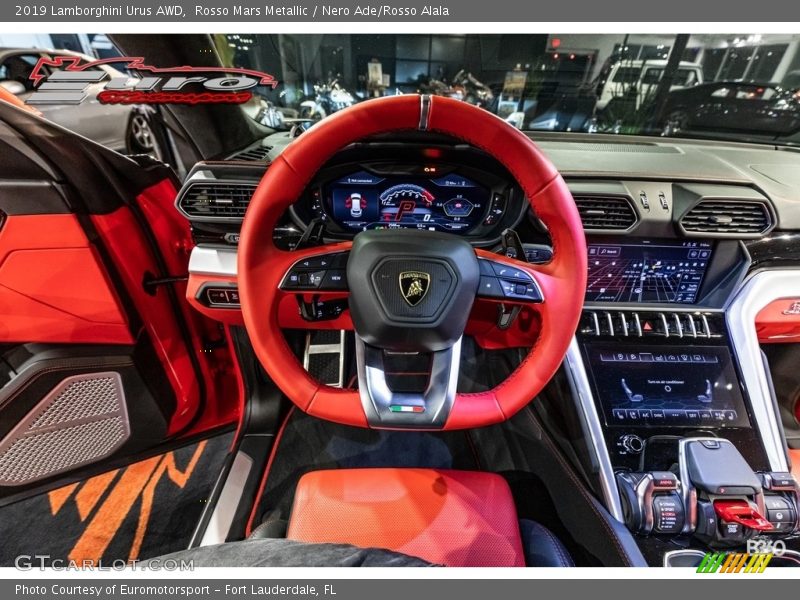 Rosso Mars Metallic / Nero Ade/Rosso Alala 2019 Lamborghini Urus AWD