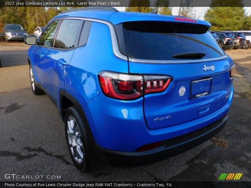Laser Blue Pearl / Black 2022 Jeep Compass Latitude Lux 4x4