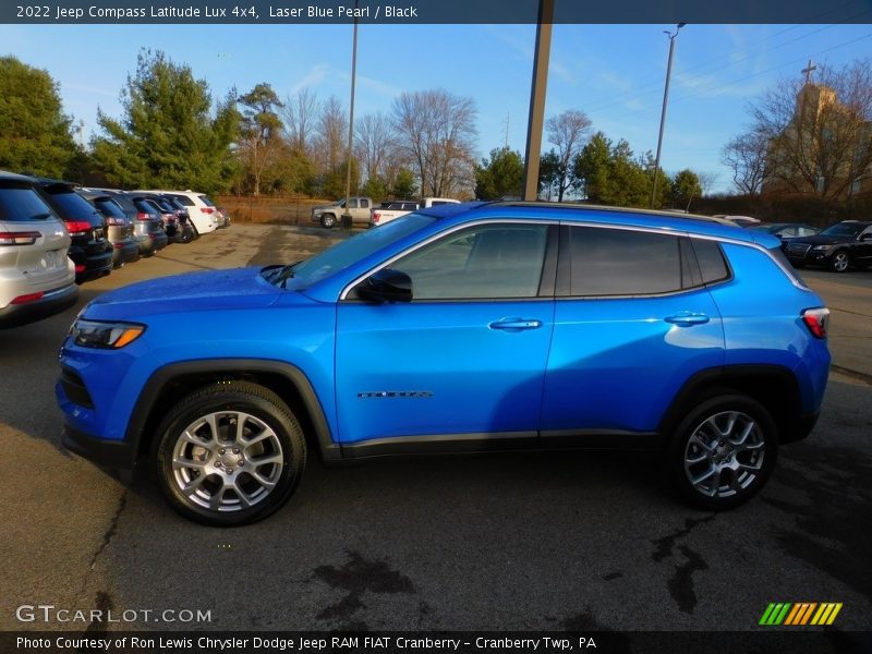 Laser Blue Pearl / Black 2022 Jeep Compass Latitude Lux 4x4