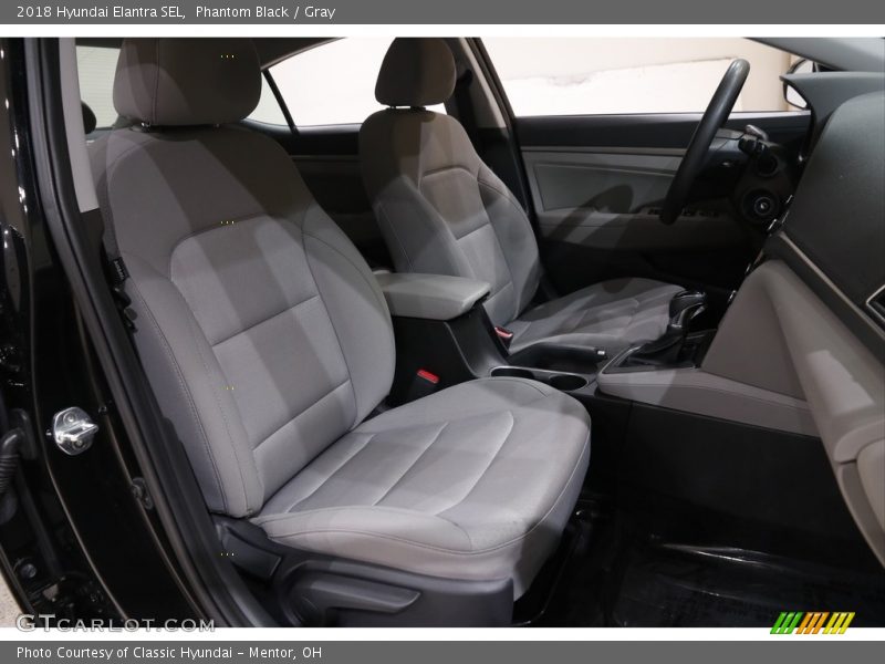 Phantom Black / Gray 2018 Hyundai Elantra SEL