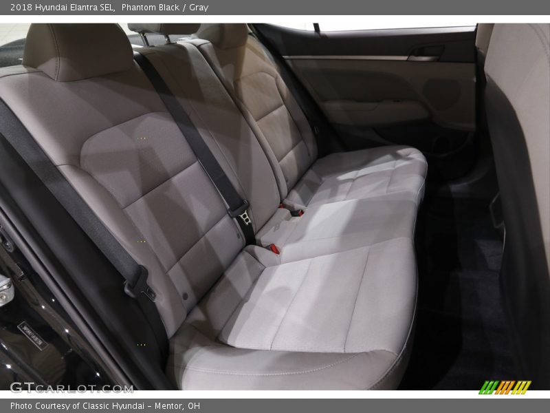 Phantom Black / Gray 2018 Hyundai Elantra SEL