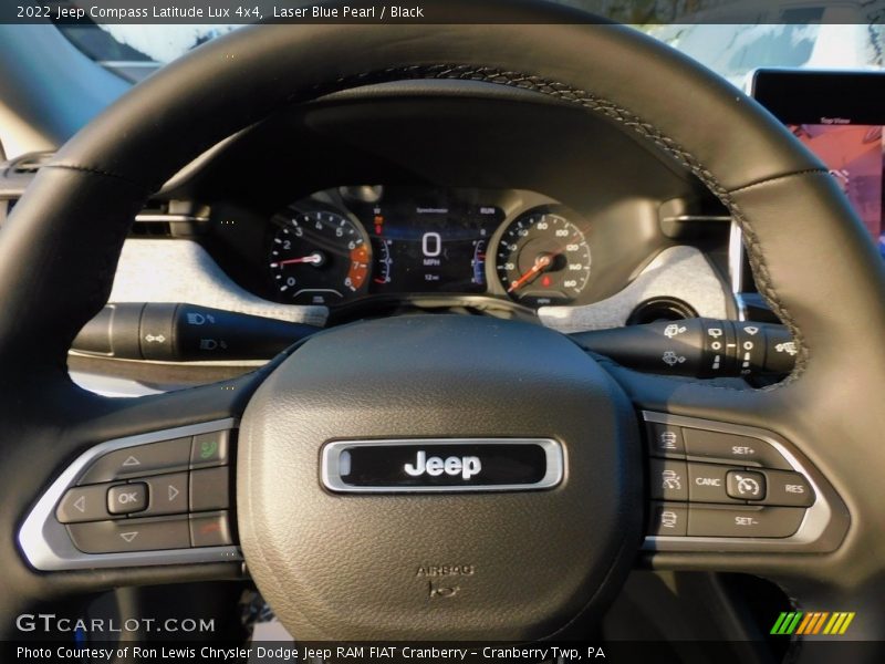 Laser Blue Pearl / Black 2022 Jeep Compass Latitude Lux 4x4