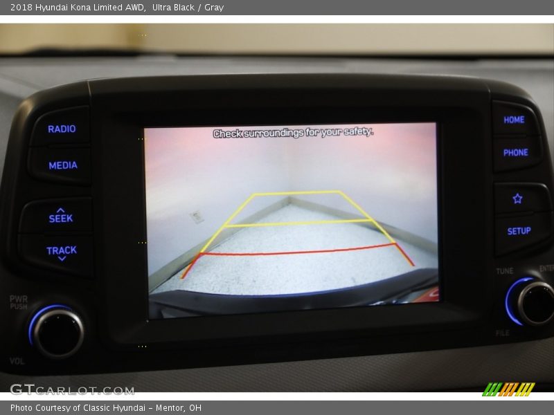 Ultra Black / Gray 2018 Hyundai Kona Limited AWD