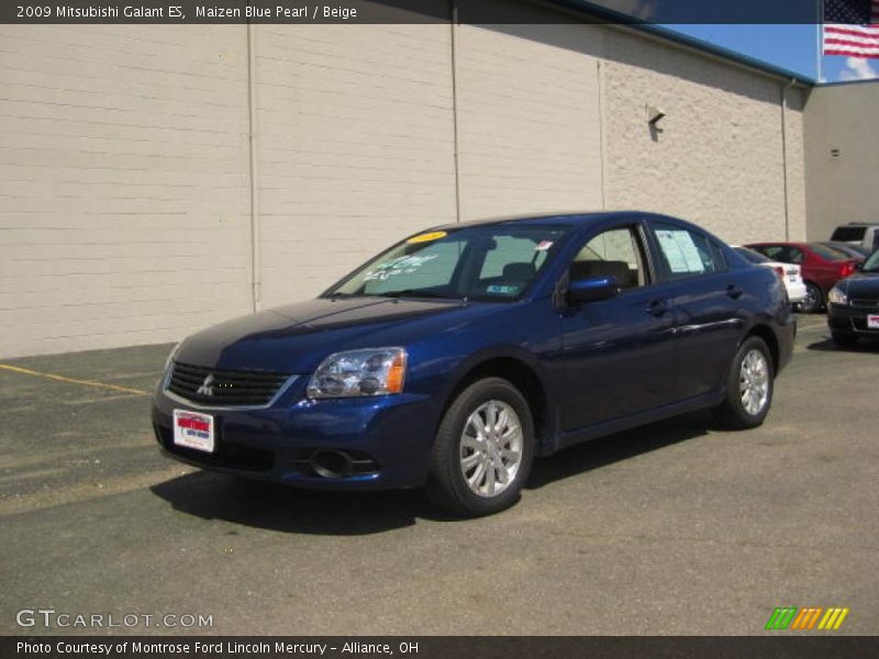Maizen Blue Pearl / Beige 2009 Mitsubishi Galant ES