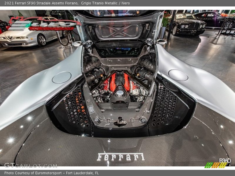 Grigio Titanio Metallic / Nero 2021 Ferrari SF90 Stradale Assetto Fiorano