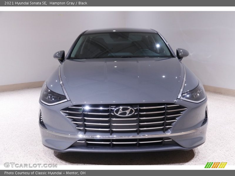 Hampton Gray / Black 2021 Hyundai Sonata SE