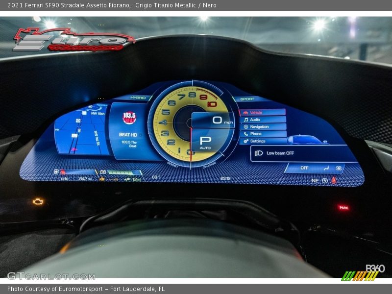 Grigio Titanio Metallic / Nero 2021 Ferrari SF90 Stradale Assetto Fiorano