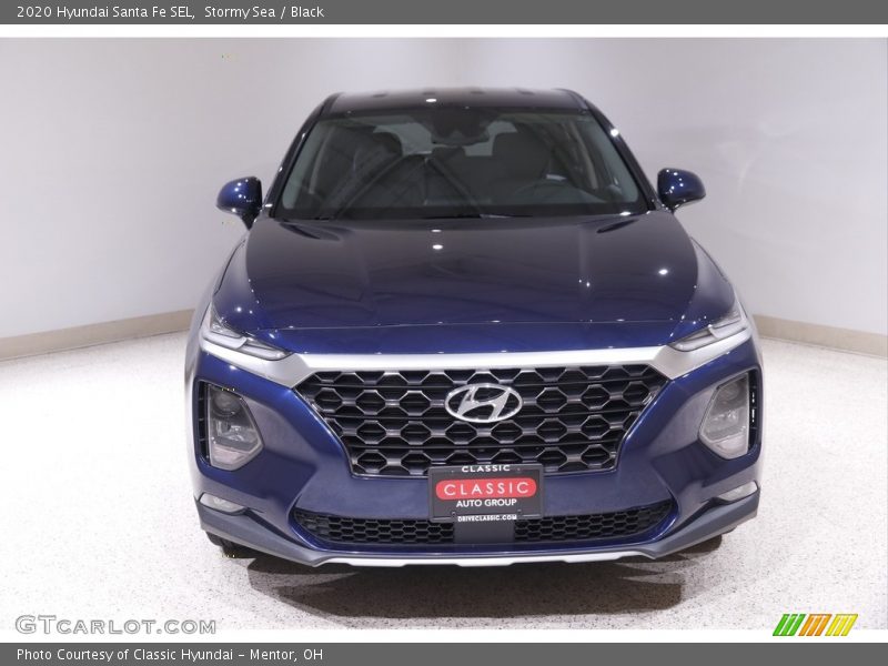Stormy Sea / Black 2020 Hyundai Santa Fe SEL