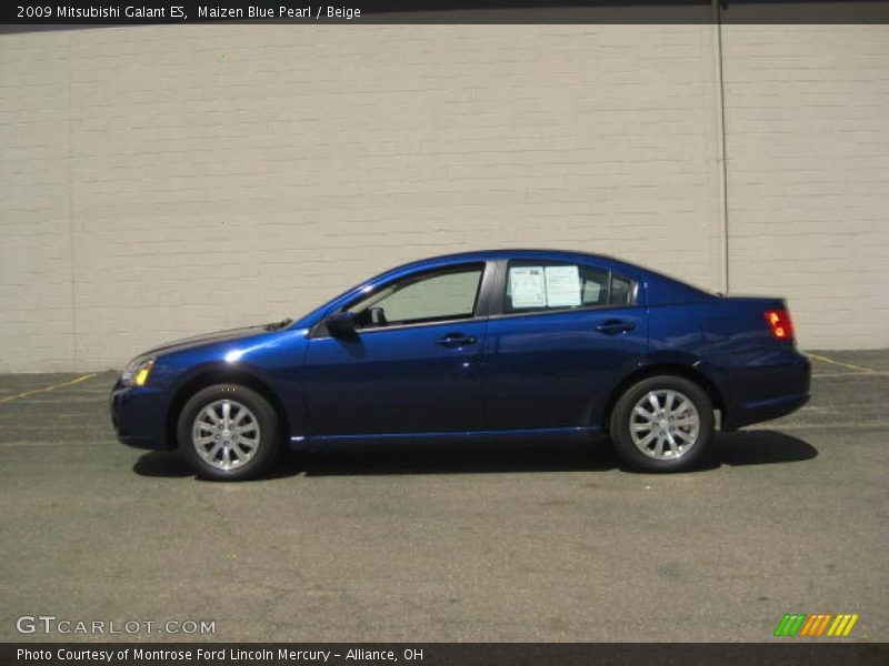 Maizen Blue Pearl / Beige 2009 Mitsubishi Galant ES
