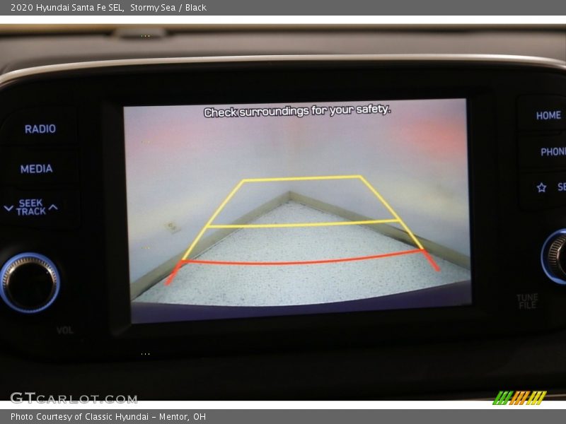 Stormy Sea / Black 2020 Hyundai Santa Fe SEL