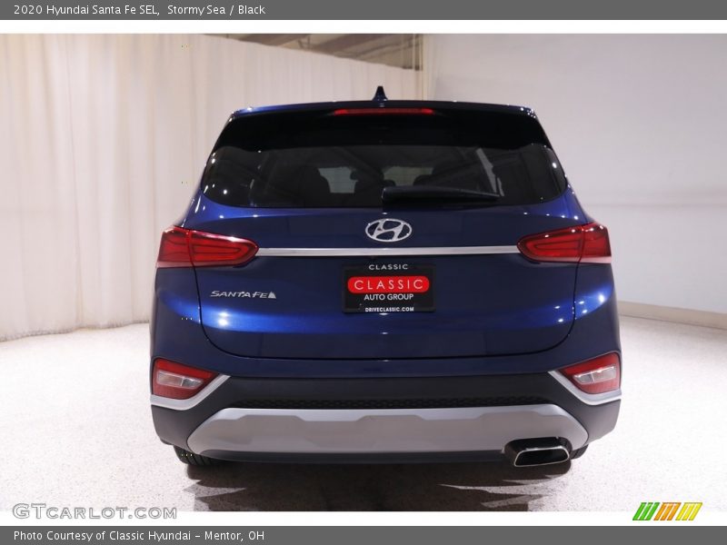 Stormy Sea / Black 2020 Hyundai Santa Fe SEL