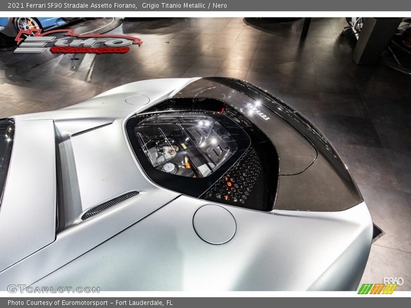 Grigio Titanio Metallic / Nero 2021 Ferrari SF90 Stradale Assetto Fiorano