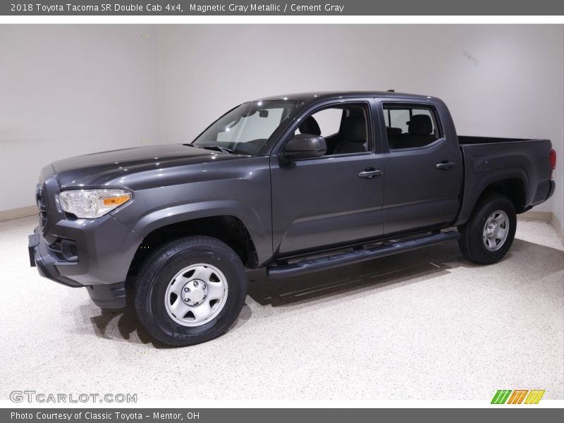 Magnetic Gray Metallic / Cement Gray 2018 Toyota Tacoma SR Double Cab 4x4