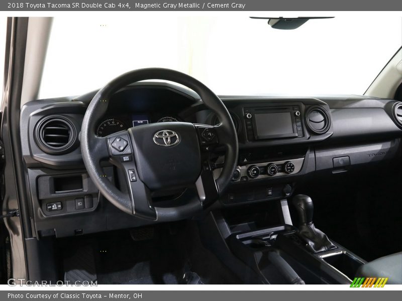 Magnetic Gray Metallic / Cement Gray 2018 Toyota Tacoma SR Double Cab 4x4