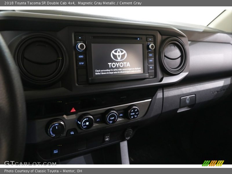 Magnetic Gray Metallic / Cement Gray 2018 Toyota Tacoma SR Double Cab 4x4
