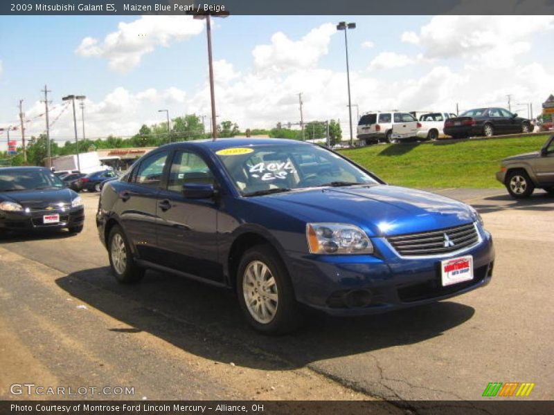 Maizen Blue Pearl / Beige 2009 Mitsubishi Galant ES