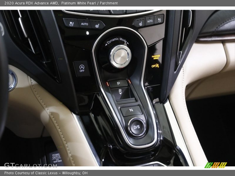 Platinum White Pearl / Parchment 2020 Acura RDX Advance AWD