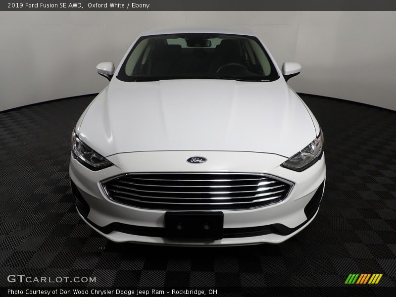 Oxford White / Ebony 2019 Ford Fusion SE AWD