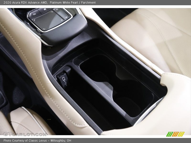 Platinum White Pearl / Parchment 2020 Acura RDX Advance AWD