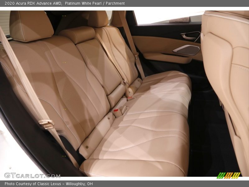Platinum White Pearl / Parchment 2020 Acura RDX Advance AWD