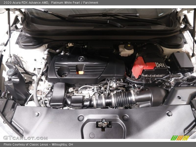Platinum White Pearl / Parchment 2020 Acura RDX Advance AWD