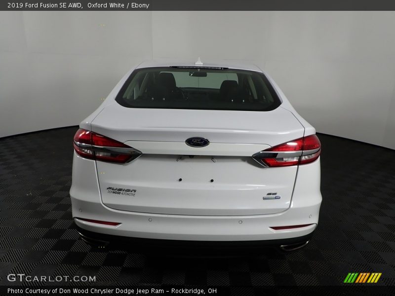 Oxford White / Ebony 2019 Ford Fusion SE AWD