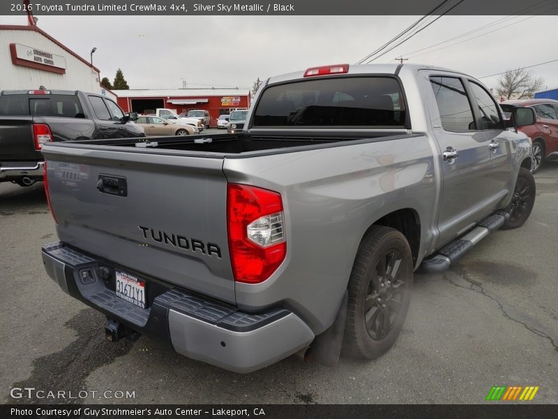 Silver Sky Metallic / Black 2016 Toyota Tundra Limited CrewMax 4x4