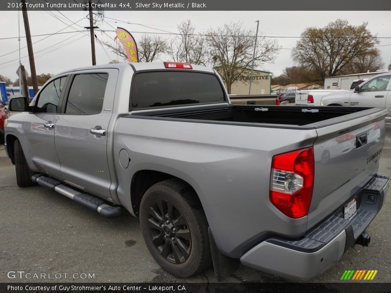 Silver Sky Metallic / Black 2016 Toyota Tundra Limited CrewMax 4x4