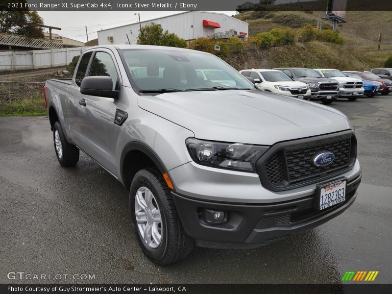 Iconic Silver Metallic / Ebony 2021 Ford Ranger XL SuperCab 4x4