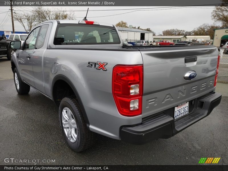 Iconic Silver Metallic / Ebony 2021 Ford Ranger XL SuperCab 4x4