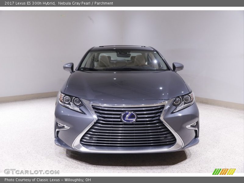 Nebula Gray Pearl / Parchment 2017 Lexus ES 300h Hybrid