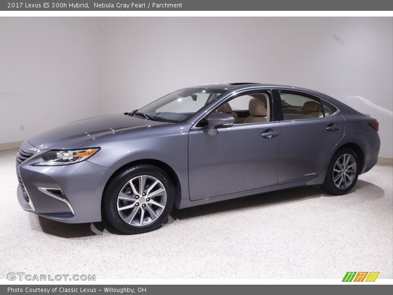 Nebula Gray Pearl / Parchment 2017 Lexus ES 300h Hybrid