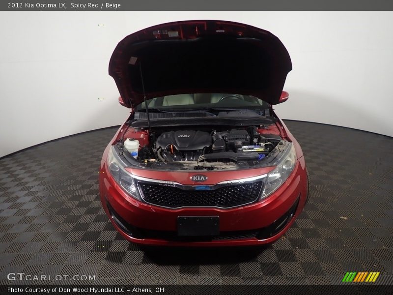 Spicy Red / Beige 2012 Kia Optima LX