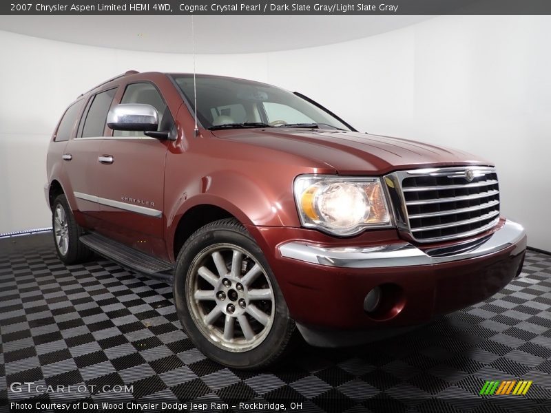 Cognac Crystal Pearl / Dark Slate Gray/Light Slate Gray 2007 Chrysler Aspen Limited HEMI 4WD