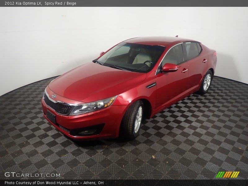 Spicy Red / Beige 2012 Kia Optima LX