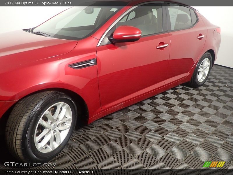 Spicy Red / Beige 2012 Kia Optima LX