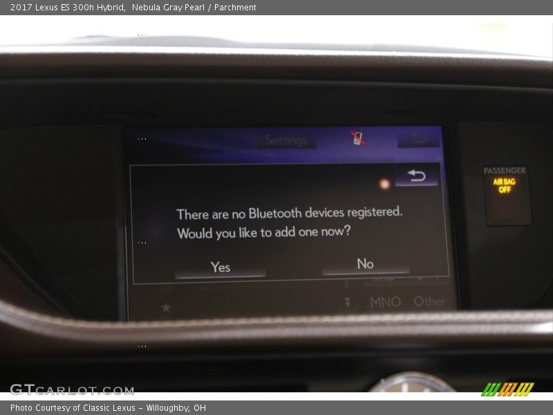Nebula Gray Pearl / Parchment 2017 Lexus ES 300h Hybrid
