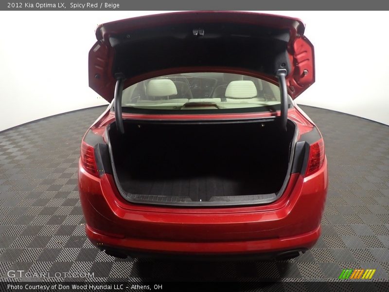 Spicy Red / Beige 2012 Kia Optima LX