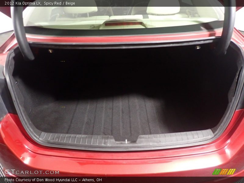 Spicy Red / Beige 2012 Kia Optima LX